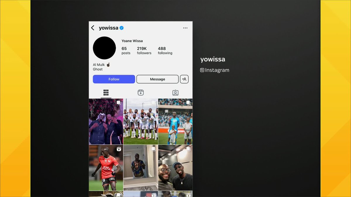 Yoane Wissa has removed any association with Brentford from his Instagram page as he looks to secure a move to Newcastle United 📱