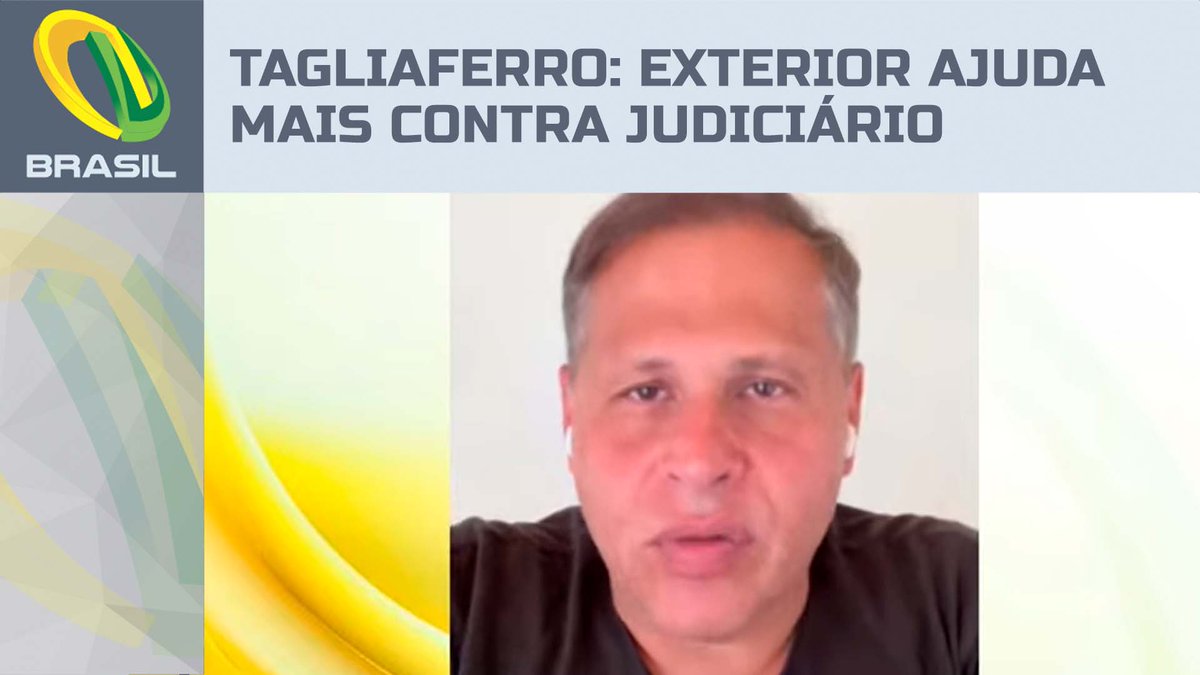 Ajuda contra ditadura do judiciário vem mais do exterior que de autoridades do Brasil, diz Tagliaferro Eduardo Tagliaferro