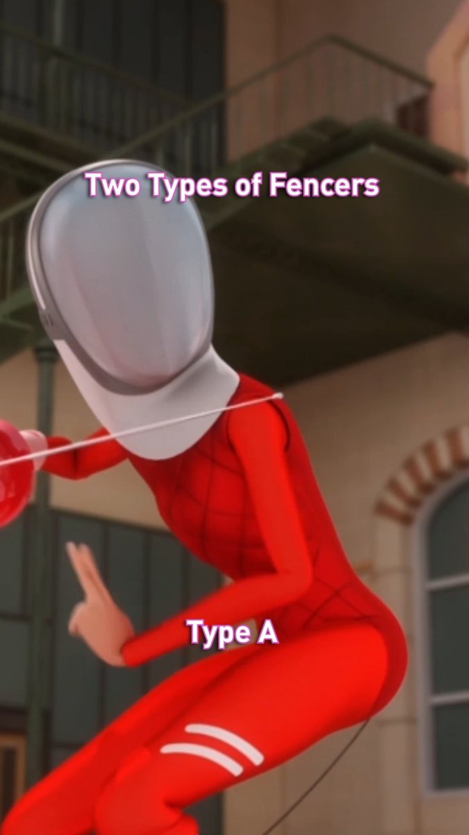Type B fencers are just as talented… just maybe in stuff that doesn’t involve posture, speed, or pointy things. 😅