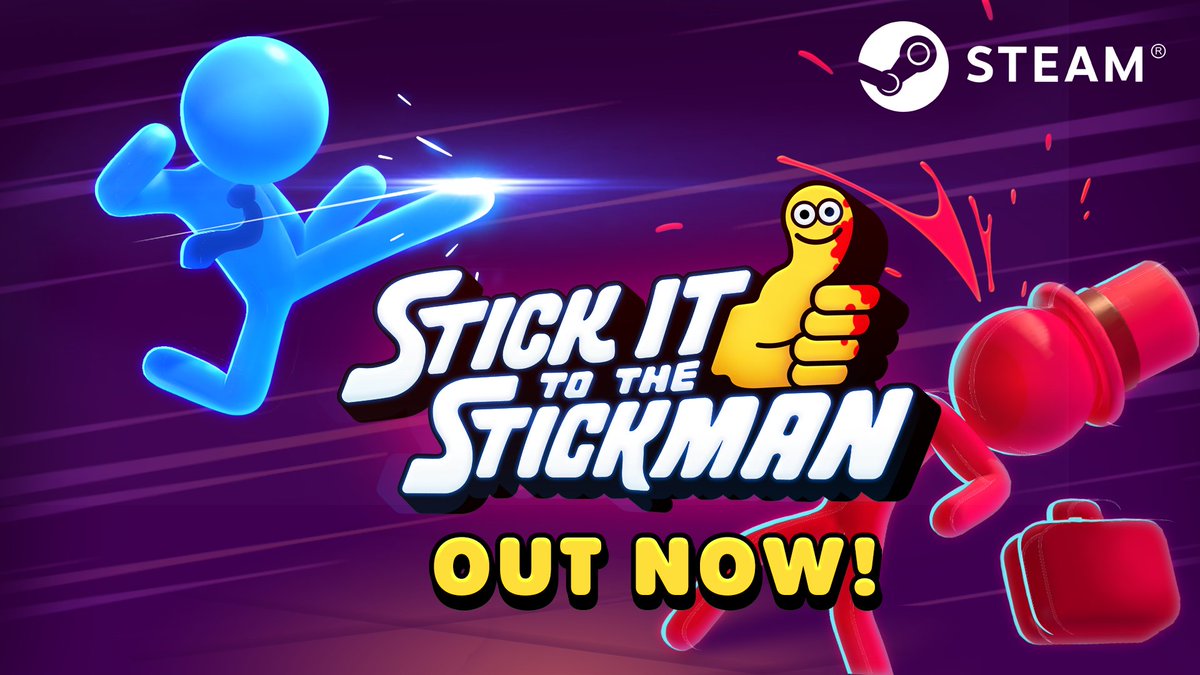 Stick It to the Stickman is OUT NOW on Steam Early Access for just $5! Those creative capitalists at @FreeLives have done it again with the definitive next generation stickman game!