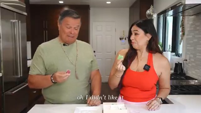 Taste testing viral snacks with my brutally honest Dad! Today we tried Silky Gem Candies! The free sample of pixie dust was diabolical