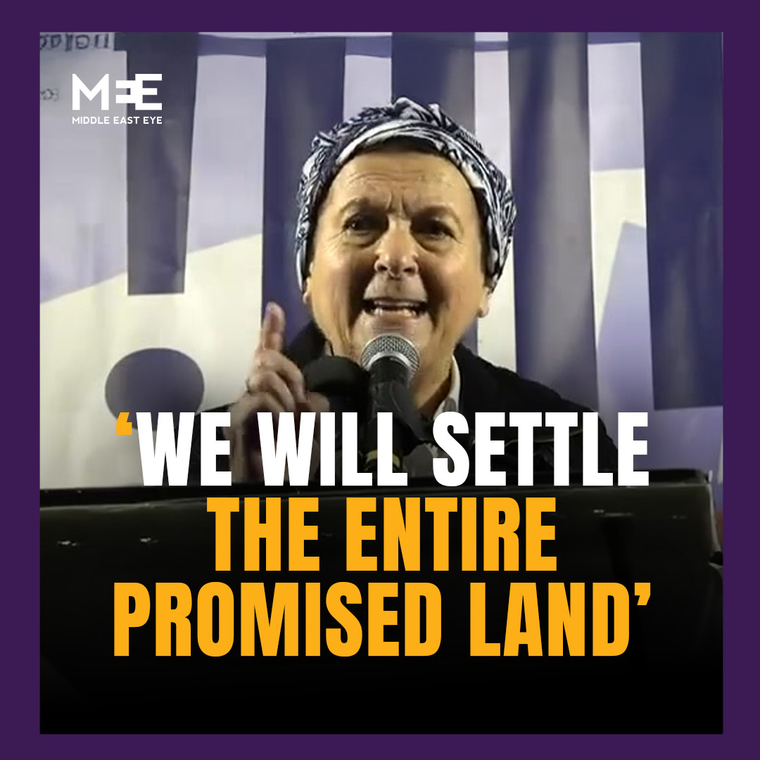 In a resurfaced video from January, Israeli settler leader Daniella Weiss declared that Israel should abandon peace with Arab nations in favour of a “Greater Israel,” calling for settlements across Gaza, Lebanon, and the entire “promised land.”