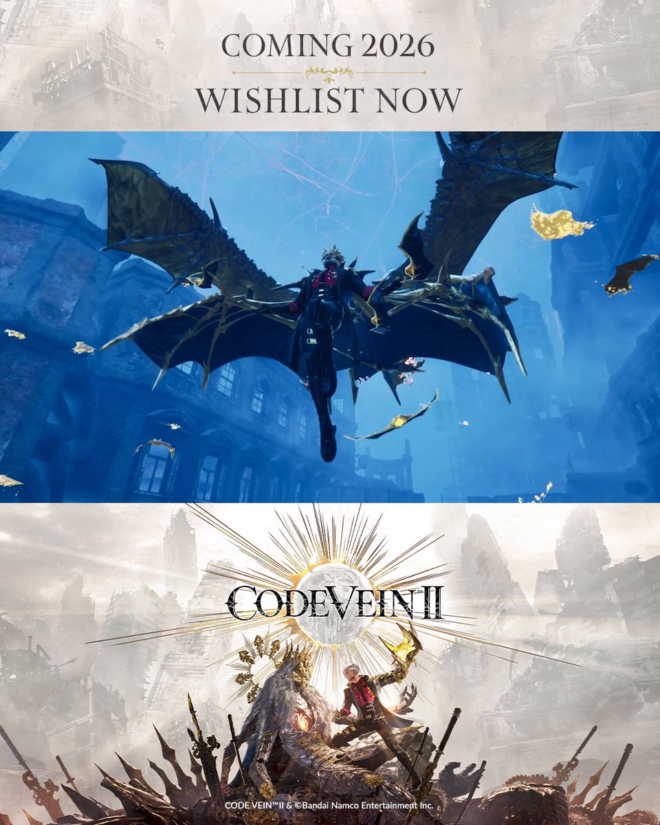 The gateway to the past has opened. The world is on the brink of destruction but this fate is not inescapable. Change the future. #CODEVEIN2 is coming in 2026. Wishlist now: