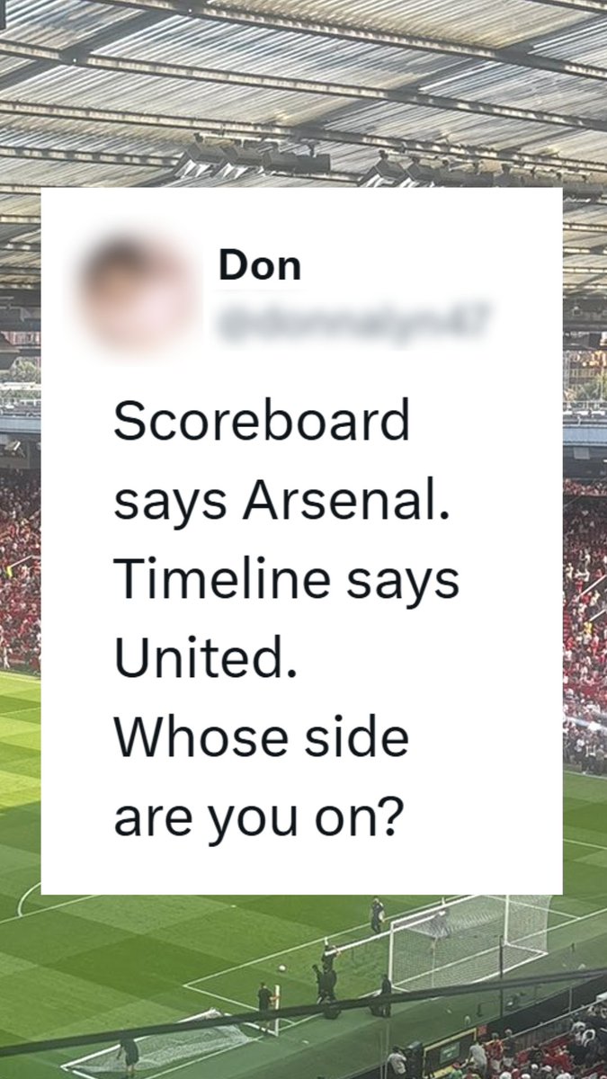 New season, same Manchester United. That's right ladies and gents, the first #FanDenial of the 25/26 season goes to none other than #MUFC. 18+ GambleAware