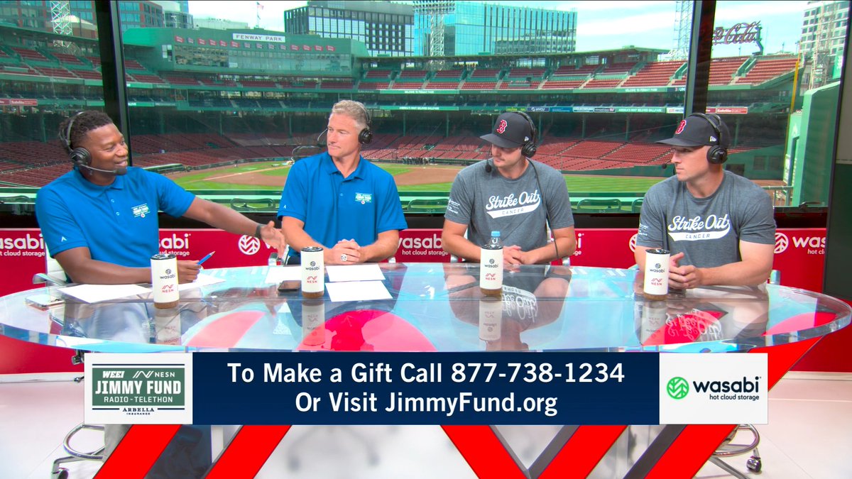 Garrett: "It's been an honor to be able to represent the Red Sox with The Jimmy Fund for the last 3 years." Breggy: "Being able to put a smile on somebody's face is special. We don't take that for granted." 🥹 Make a difference: | Dana-Farber | Arbella Insurance