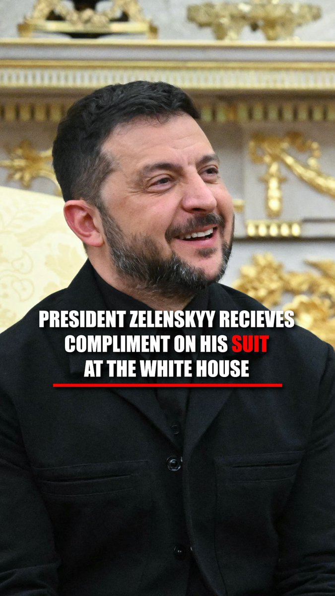 President Trump and Ukrainian President Zelenskyy joke about his wardrobe choice for this meeting after he was criticized for his choice during their last White House meeting.
