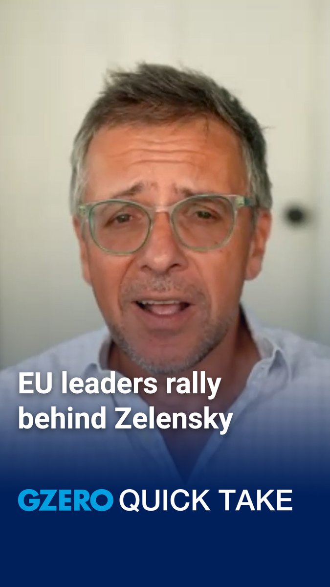 back in february, trump dismissed zelensky without lunch today, trump hosts him and europe’s top leaders together. that’s a different ballgame GZERO Media