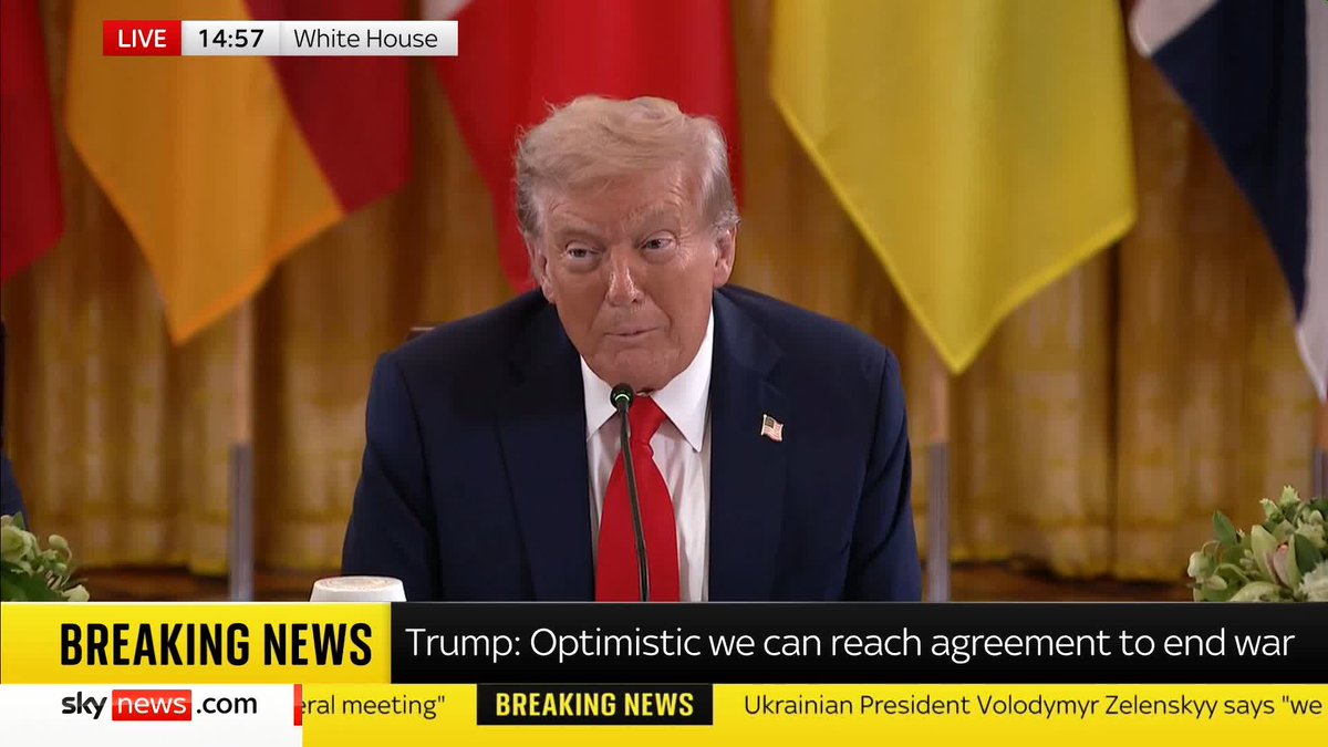 US President Donald Trump says Vladimir Putin has "agreed that Russia would accept security guarantees for Ukraine". He adds: "The Alaska summit reinforced my belief that, while difficult, peace is within reach." Latest ➡️ 📺 Sky 501 and Virgin 602