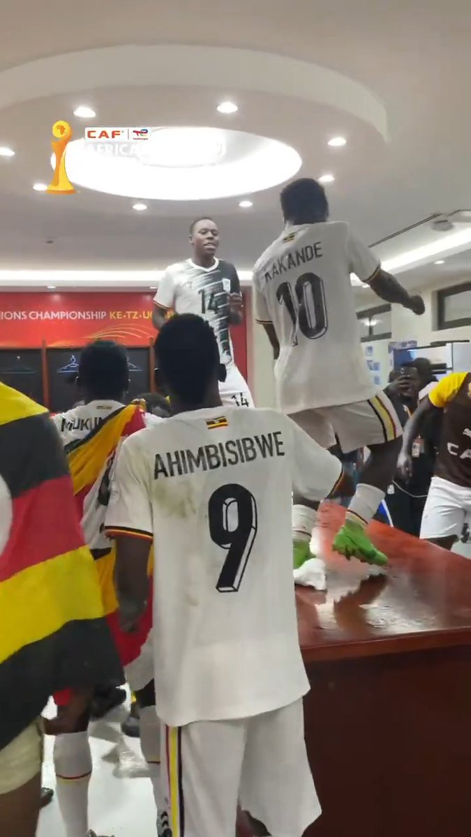 🇺🇬 Uganda’s locker room party is where we all want to be right now! 🥳 Purchase your #TotalEnergiesCHAN2024 tickets here 👉
