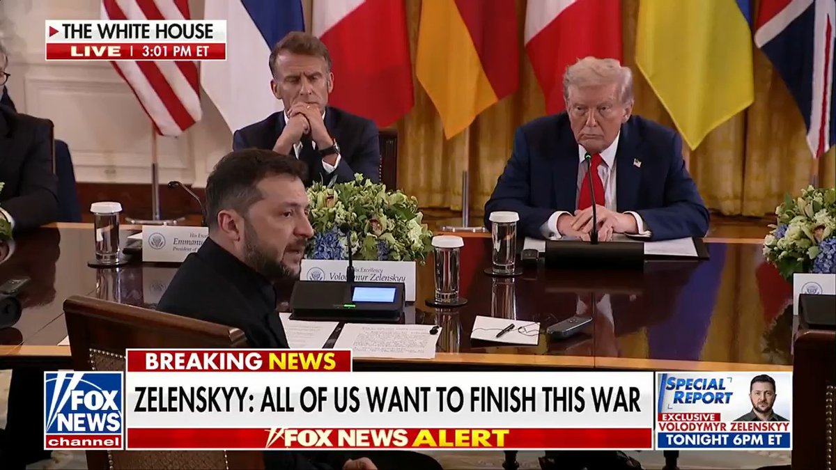 President Zelenskyy says "Ukraine would be happy" if President Trump participated in a potential trilateral meeting with Russia