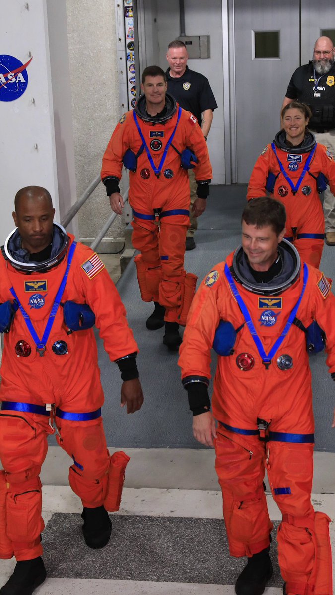 The Artemis II crew has been spending a lot of time recently practicing launch simulations, going through emergency scenarios, and watching all the hardware come together for launch. Launch is scheduled for no later than April 2026.