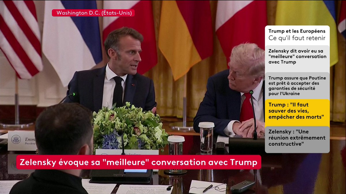 🔴 DIRECT - L'organisation d'un sommet trilatéral entre Kiev, Moscou et Washington est "cardinale" pour atteindre la paix en Ukraine, affirme Emmanuel Macron. Le président français évoque même l'idée d'un sommet "quadrilatéral" pour inclure l'Europe, car "quand on parle de garanties de sécurité, nous parlons aussi de la sécurité du continent européen". #franceinfo #canal16