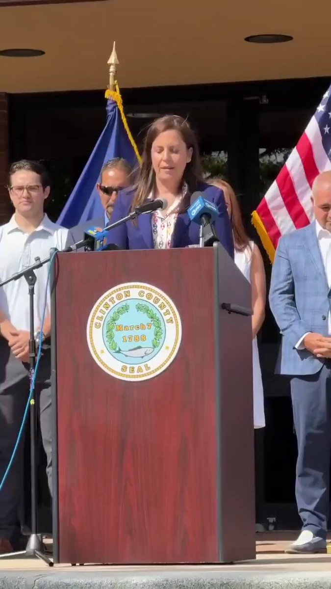 BREAKING: In a stunning moment, Elise Stefanik was booed off the stage twice at an event in her district. Turns out the American people can’t stand what the Republican Party is doing to our great nation