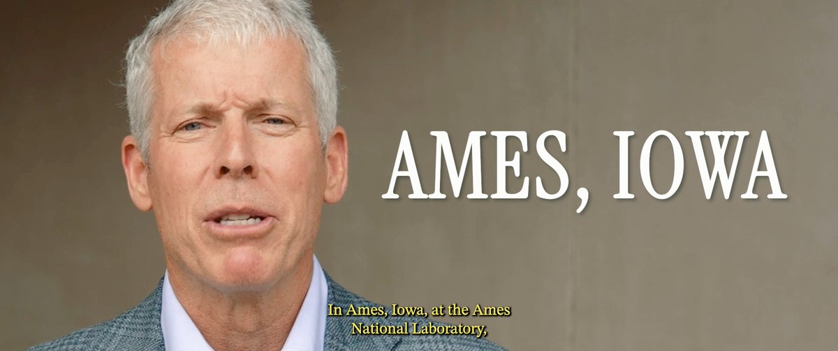 More than 75 years later, Ames National Laboratory continues to fuel innovation in science and critical materials—innovation that will unleash American energy and protect our national defense!