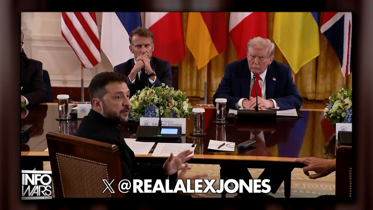 BREAKING VIDEO: Security Guarantees For Ukraine & POW Releases Revealed As Part Of Deal During Russia-Ukraine War Negotiations For Peace As Trump, Zelensky, EU, & NATO Leaders Meet At White House Alex Jones Responds, "This Looks Good, But They Could Still Launch A False Flag... Russia Won The War, Ukraine Is Collapsing, & Trump Is Trying To Get Us Out Of This With Our Ass!"