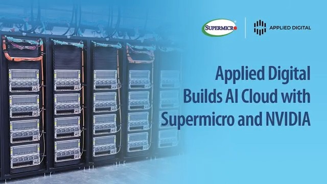 See how Supermicro’s high-performance servers, powered by NVIDIA, are helping innovators like Applied Digital build scalable, energy-efficient AI infrastructure. Explore the success story and discover what’s next for enterprise AI.