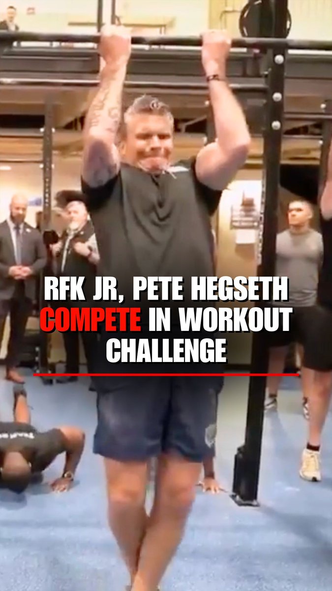 FIRST ON FOX: HHS Secretary RFK Jr. shows up to the DoD for a "Pete and Bobby Challenge" against Secretary Pete Hegseth.