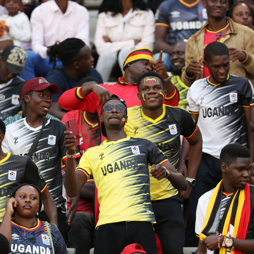 Top spot, top vibes! Ugandan fans bring the Football Together #EnergyOfTheDay! ⚡ Purchase your #TotalEnergiesCHAN2024 tickets here 👉
