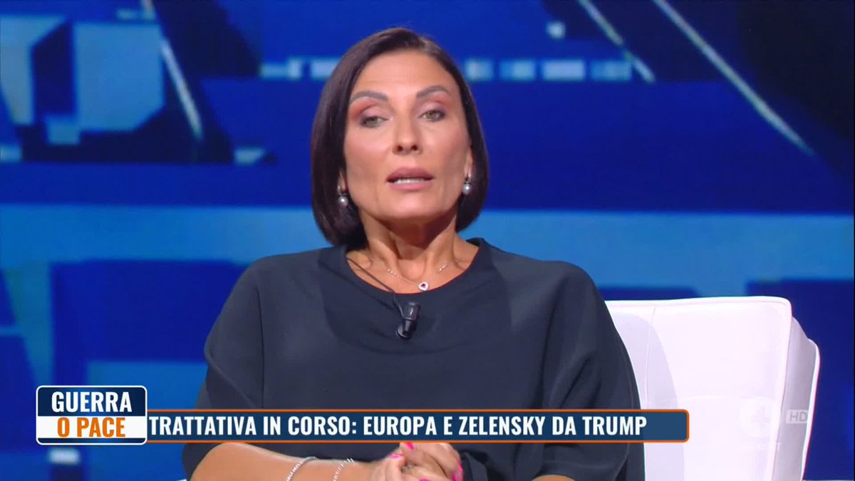 Ultim'ora: leader europei e Zelensky nello studio ovale con Trump "Quello che sta succedendo è grazie all'unità dell'Europa" Così Alessia Morani del Partito Democratico #zonabianca #4disera #guerraopace