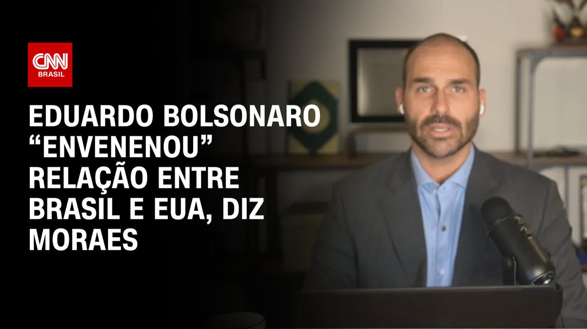 Moraes: Eduardo “envenenou” relação entre Brasil e EUA; assista #CNNArena