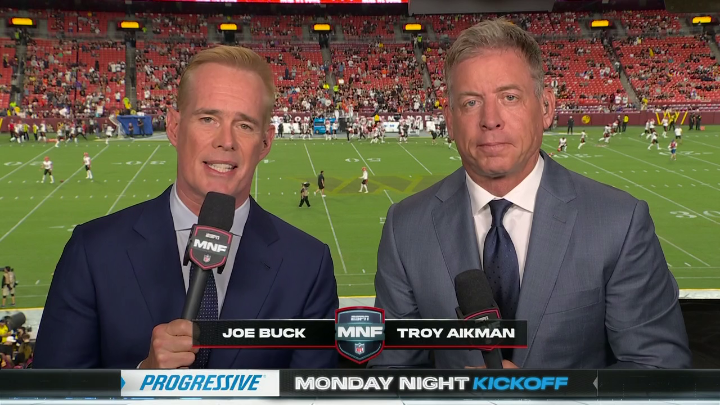 It's so good to be back with Joe and Troy 🤩 📺 Bengals-Commanders on ESPN