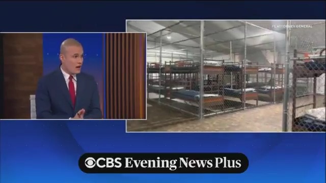 A federal judge is considering whether detainees at a temporary immigrant detention center in the Florida Everglades have been denied their legal rights. CBS News' Camilo Montoya-Galvez has the latest.