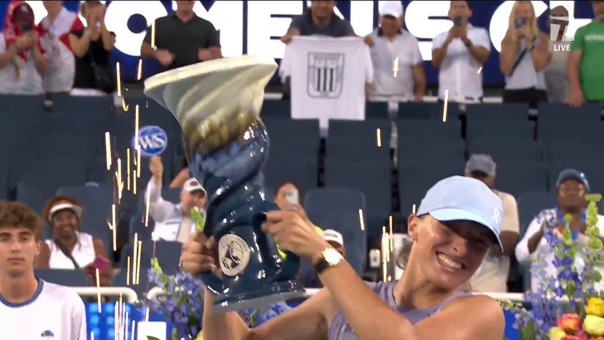 "Hopefully we're gonna play in the final of the US Open in the next few weeks" 👀 Iga Swiatek speaks for the first-time as a Cincinnati Open champ! #CincyTennis