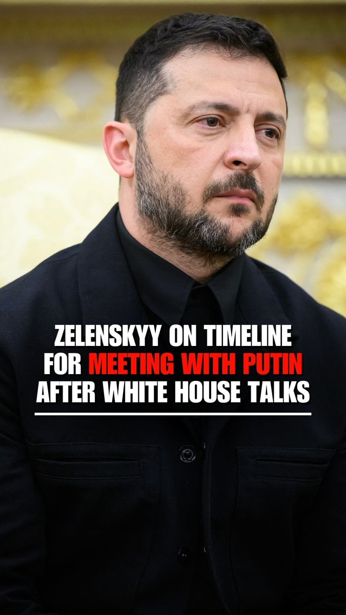 Ukrainian President Zelenksyy says "we are ready" for a trilateral meeting after leaving the White House but no date has been set.
