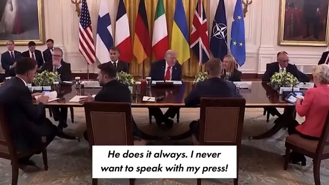 In un fuorionda con Trump, il presidente Meloni rivela "Io non voglio mai parlare con la mia stampa". Chi lo avrebbe mai detto?!