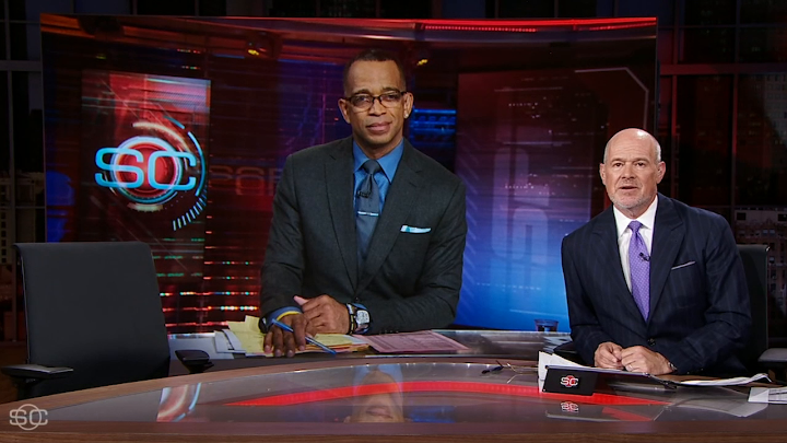 Hosting his first SportsCenter in 22 years, Rich Eisen took time to remember and honor his friend Stuart Scott ❤️