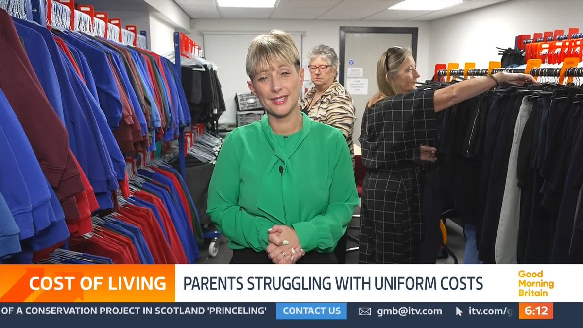 A quarter of parents are having to cut back on eating or heating in order to pay for school uniforms, a new survey has found, with many running up credit card and loan debt to afford the expensive, branded items. Katy Rickitt has more.