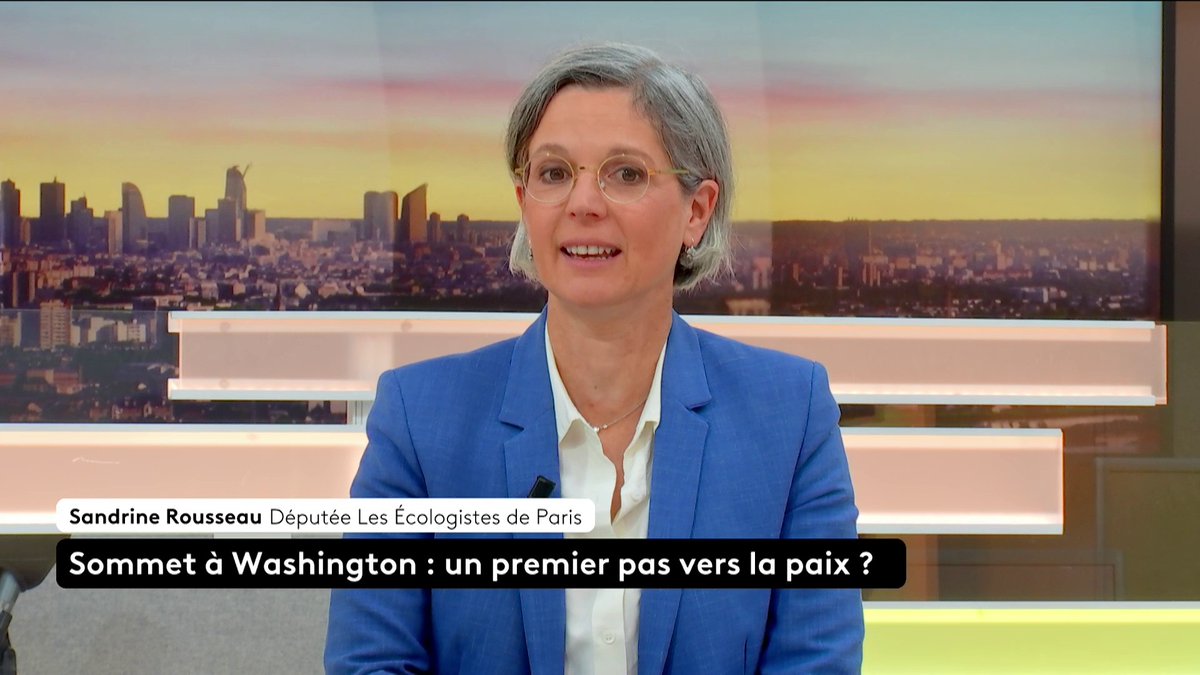 “Ce qui est en train de se passer, c’est un partage des ressources de l’Ukraine, il ne faut pas se leurrer sur la réalité “, déclare Sandrine Rousseau, députée Les Écologistes de Paris.