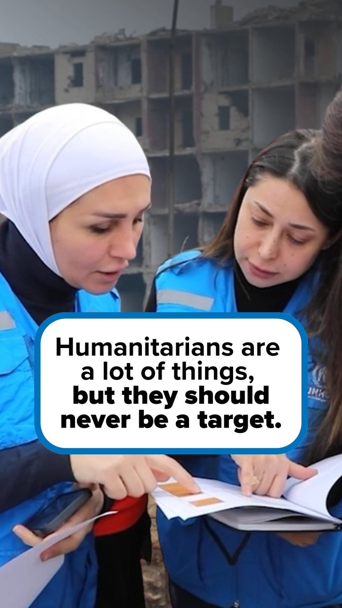 Humanitarians are a lot of things: committed, resilient, determined. But they should never be a target.