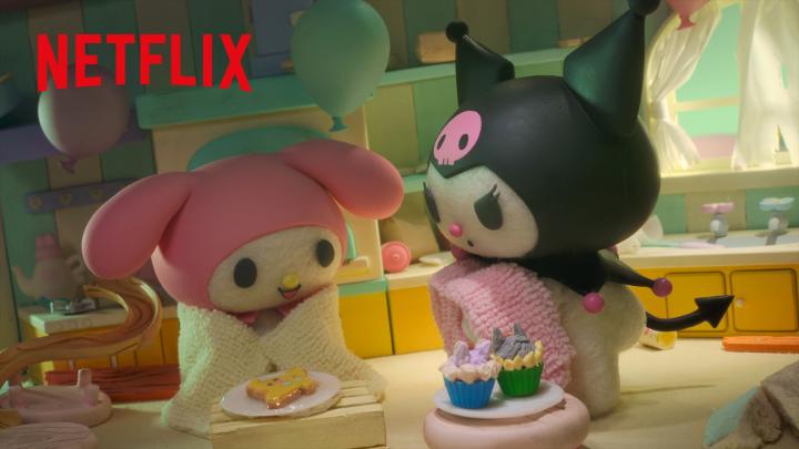 嵐でめちゃくちゃになってしまったマリーランド。 悲しいはずなのに、こんなときこそマイメロディは"いつもどおり"を忘れない。 これが、マイメロディ流「やさしい」ってこと。 #ネトフリでメロクロ #mymelodykuromi