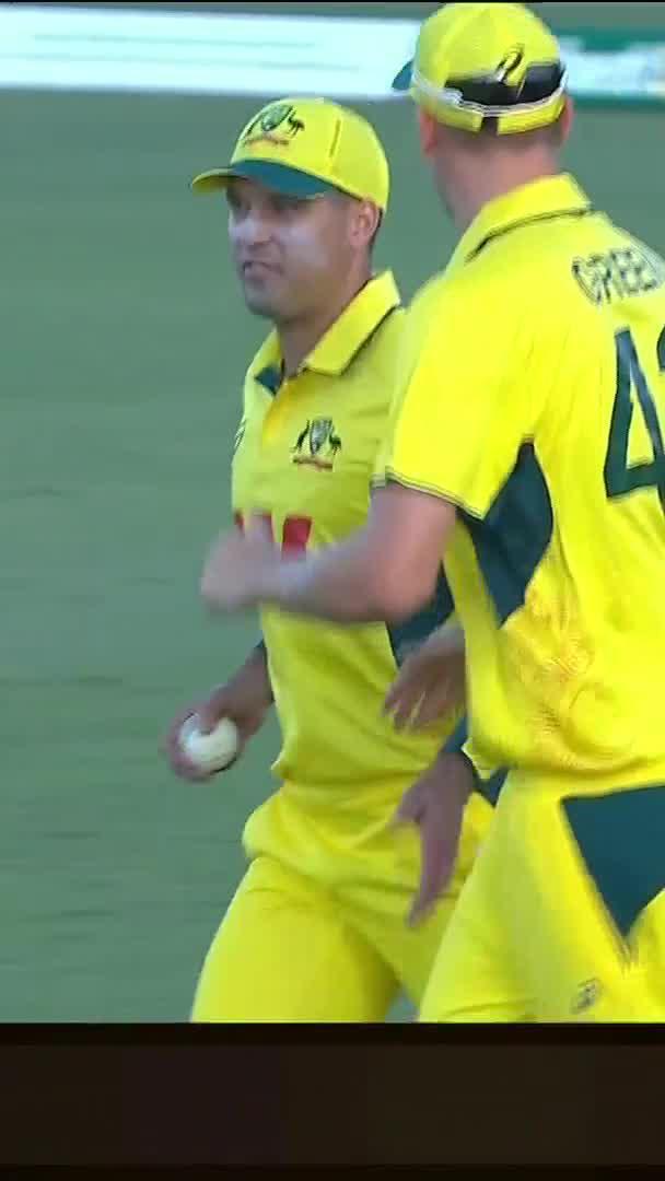 DEWALD BREVIS ON ODI DEBUT: First ball - SIX. 🤯 Second ball - OUT. 🥲