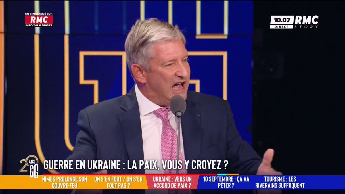 🇺🇦 Guerre en Ukraine : la paix vous y croyez ? 🗣️ Le coup de gueule d'Emmanuel de Villiers : "On ne peut pas impliquer la France dans une guerre sans que les Français soient consultés. Ils n'ont même pas abordé les sujets qui fâchent : la répartition des territoires." #GGRMC