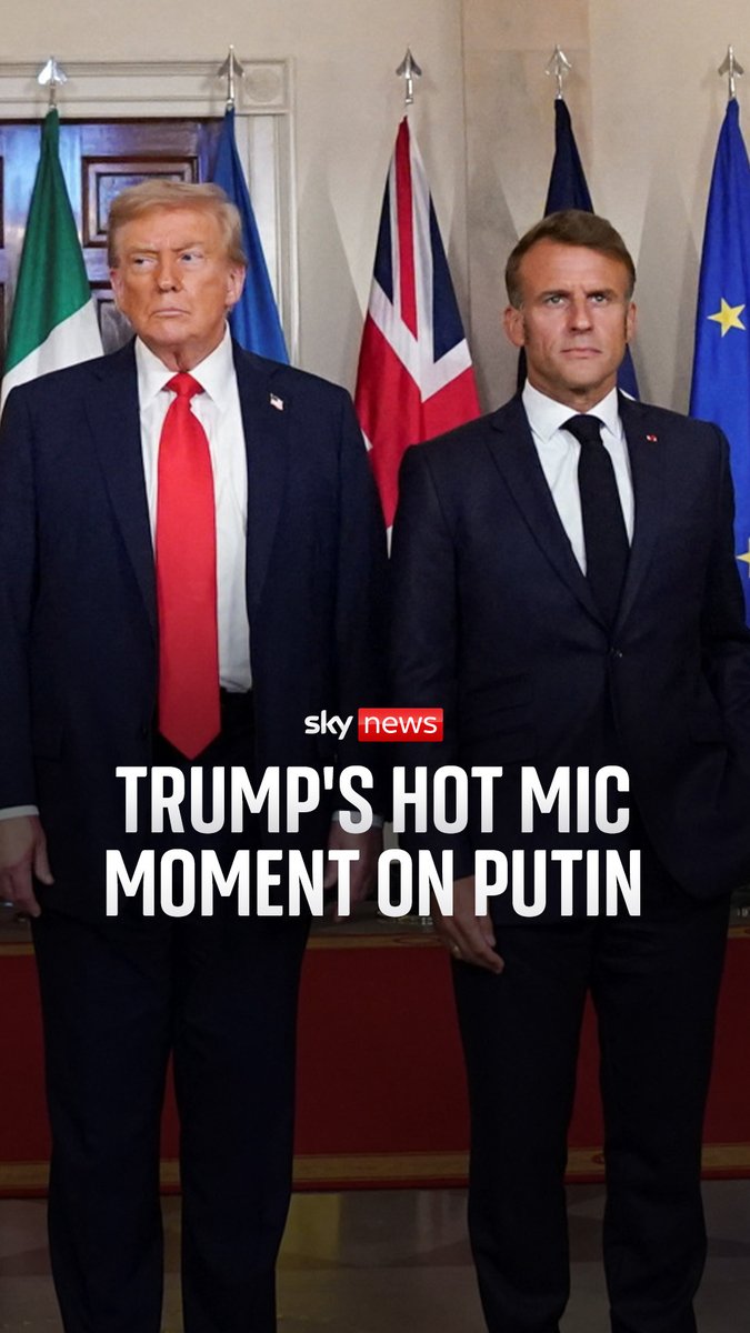 Microphones picked up conversations that Donald Trump and European leaders had as they gathered for talks at the White House. Before the start of the roundtable meeting, the US president could be heard telling Macron that Putin 'wants to make a deal... as crazy as it sounds.'