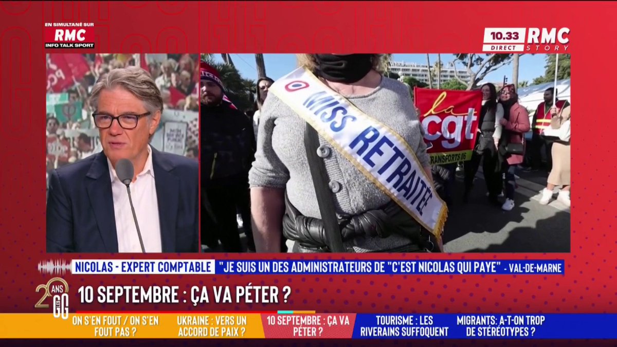💥 10 septembre : ça va péter ? 📞 Le ras-le-bol de Nicolas, au 3216 : "Je suis un des administrateurs de 'C'est Nicolas qui paye'. Ça va péter peut-être, mais nous on veut que ça pète au niveau fiscal. Nicolas en a marre de voir les faibles se faire écraser par l'État." #GGRMC