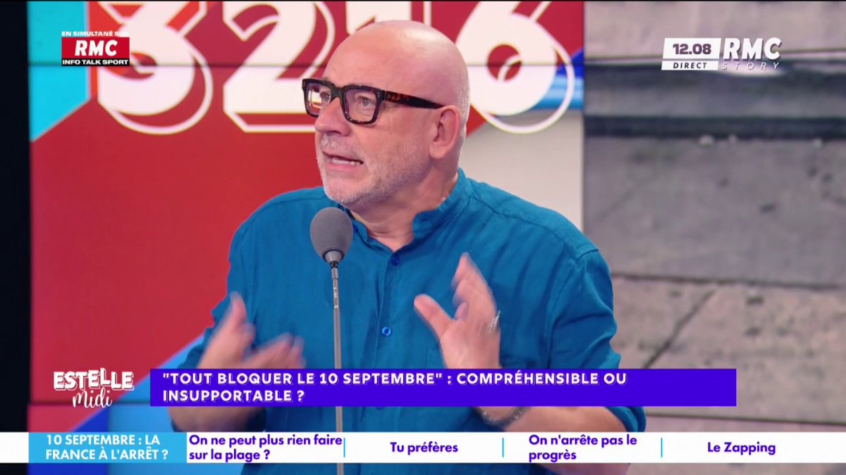😡 « Tout bloquer le 10 septembre » 🎙️ frédéric hermel🇫🇷 : "Les partis ne portent pas la voix du peuple donc ça jaillit du peuple et certains, à l'extrême gauche essayent de récupérer ce mouvement... LFI est en train de pourrir ce mouvement !" #EstelleMidi