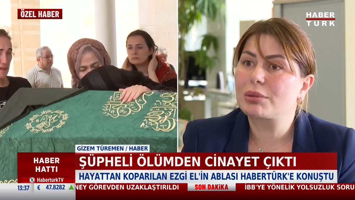 Şüpheli ölümden cinayet çıktı Hayattan koparılan Ezgi El'in ablası Funda El Habertürk'e konuştu.