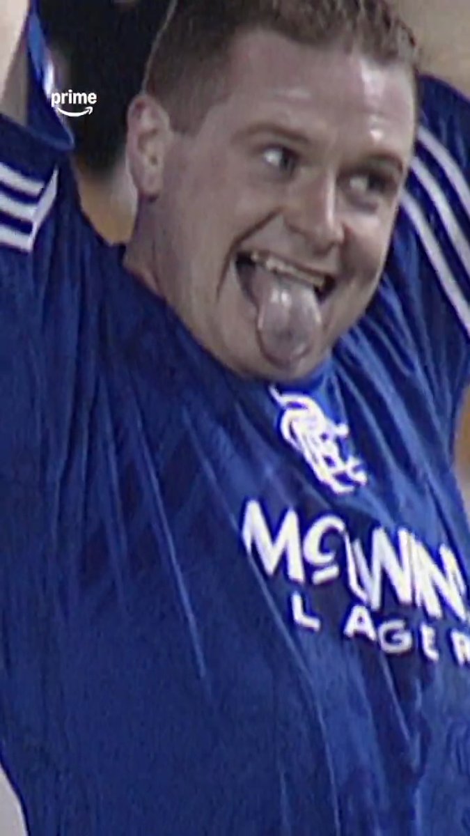 This Gazza goal in the UCL for Rangers 🤩🌪️🔵