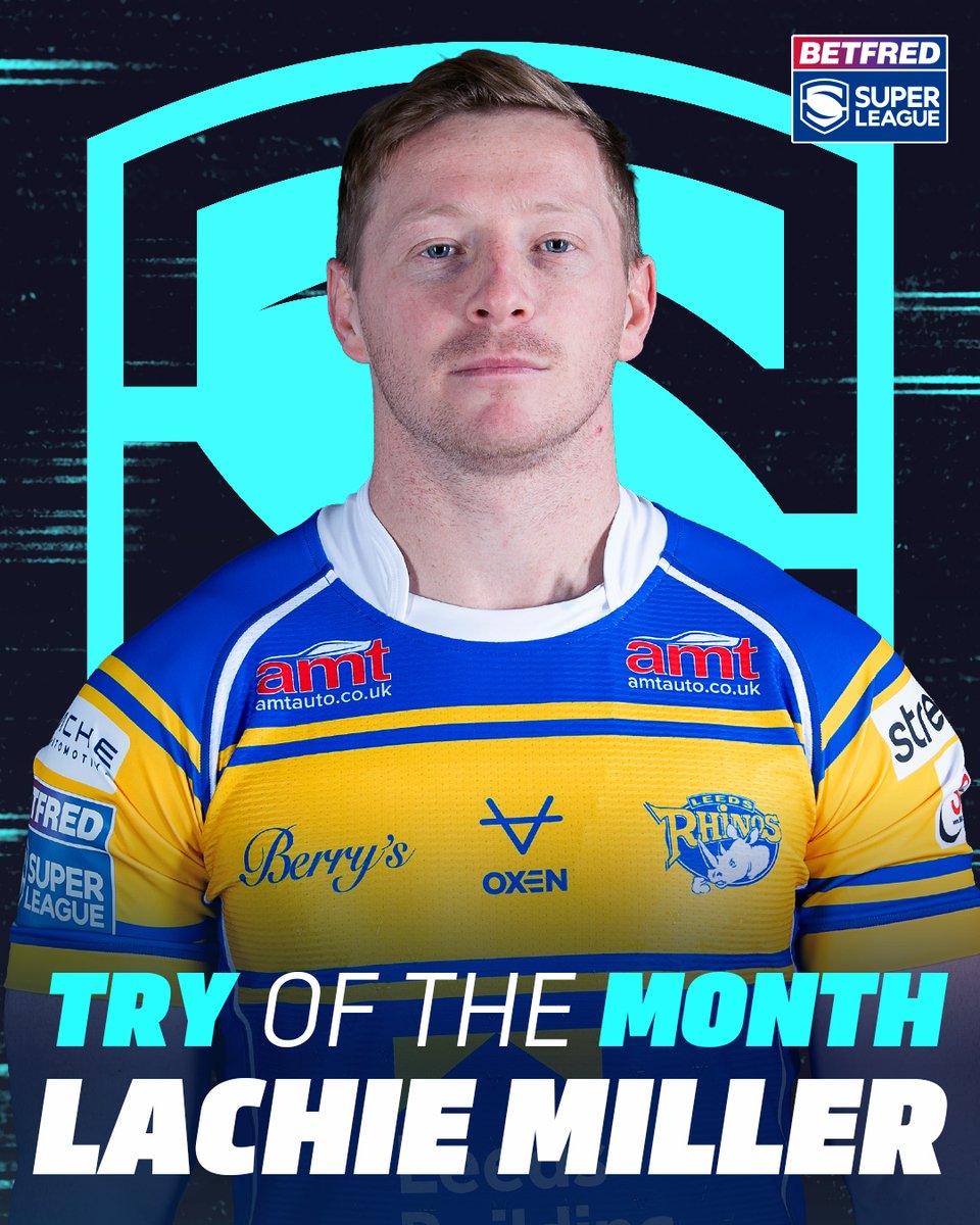 Same again Thursday night? 😉 Lachie Miller wins July #SuperLeague Try of the Month for finishing this outstanding Leeds Rhinos effort against the Robins 🙌