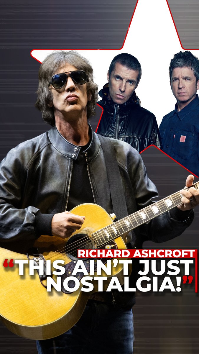 Oasis have reinforced the power of the song! 💯 Watch the full chat with Richard Ashcroft here: