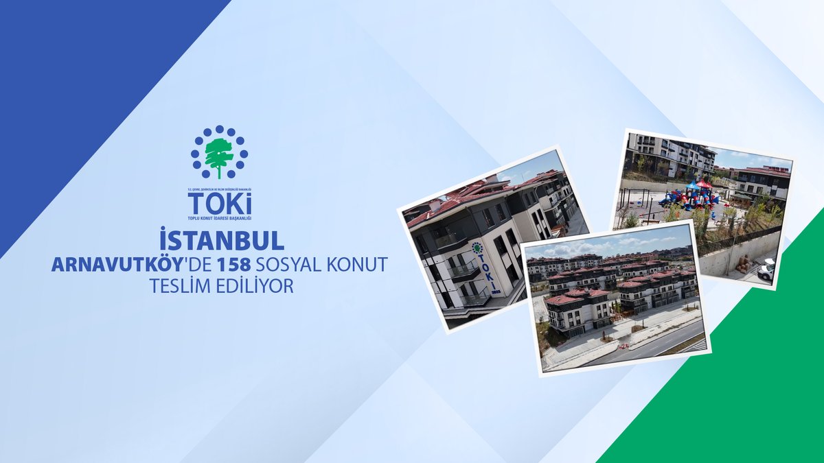 📍 İstanbul Arnavutköy Taşoluk Mahallesi'nde 1⃣ 5⃣ 8⃣ sosyal konut inşa ettik. 🗓️ 1⃣ 9⃣ - 2⃣ 2⃣ Ağustos 2⃣ 0⃣ 2⃣ 5⃣ tarihleri arasında hak sahiplerine teslim edilecek. 🏡 Vatandaşlarımıza yeni yuvalarında huzurlu, sağlıklı ve mutlu bir yaşam dileriz. 📌 Teslim programı için👇