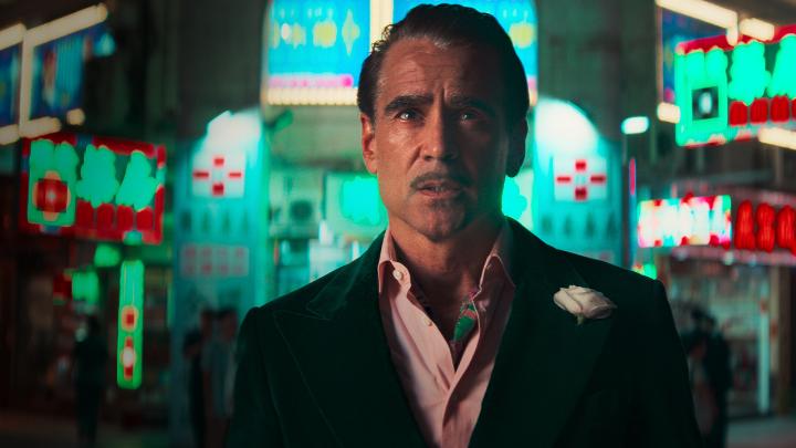 A high roller on a slippery slope. BALLAD OF A SMALL PLAYER stars Colin Farrell, Fala Chen and Tilda Swinton. Directed by Edward Berger, (Conclave, All Quiet on the Western Front). In select theaters October 15 and on Netflix October 29.