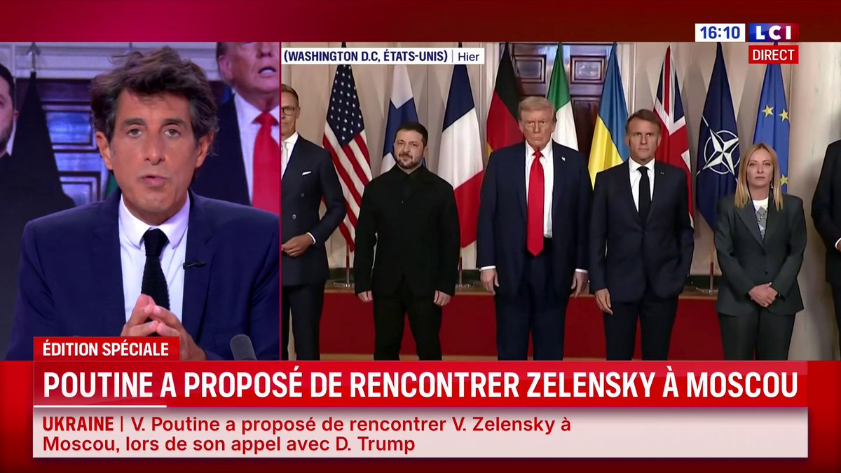 🔴 Vladimir Poutine a proposé une rencontre avec Volodymyr Zelensky à Moscou