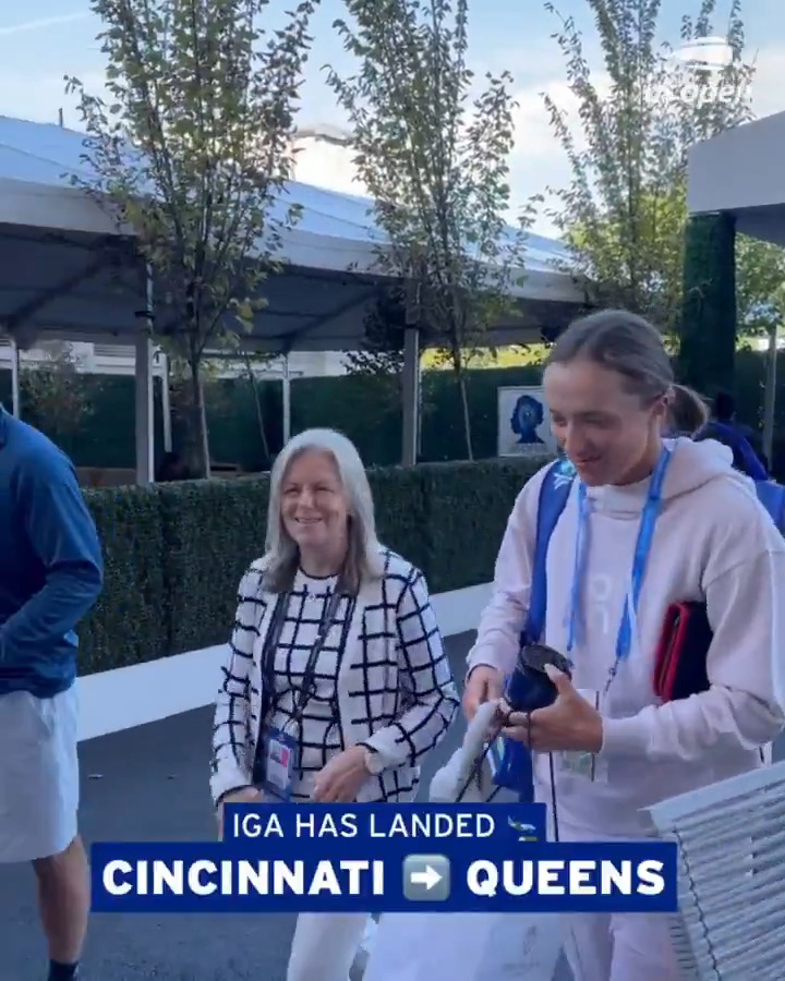 The Queen of Cincy has touched down in Queens 🗽 Iga Świątek | wta