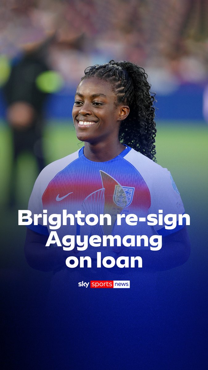 Michelle Agyemang is returning to Brighton on loan from Arsenal 🏴󠁧󠁢󠁥󠁮󠁧󠁿