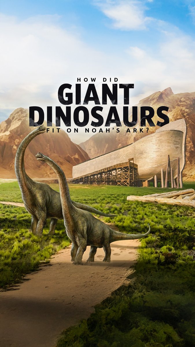 How Did GIANT Dinosaurs Fit on Noah’s Ark?