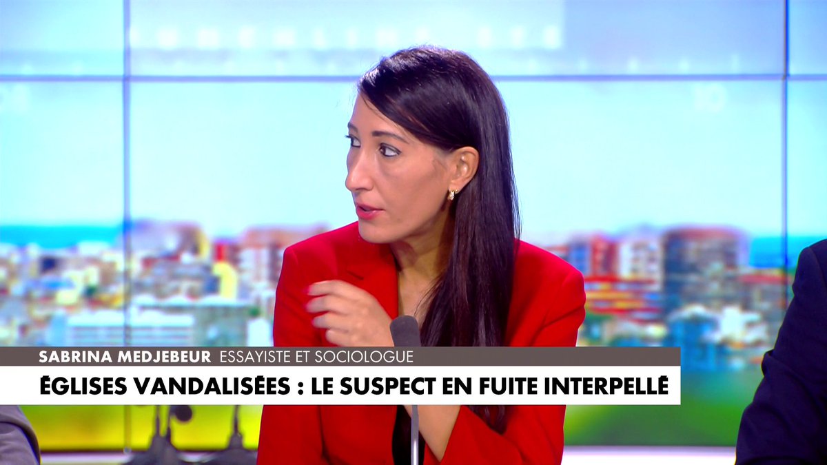 Sabrina Medjebeur : «Pourquoi des étrangers qui arrivent sur notre territoire attaquent-ils des églises ? Que signifie attaquer une église ? Pourquoi le silence médiatique, politique ? Personne ne parle de ce qu'il se passe concernant les catholiques en France.» #Punchline